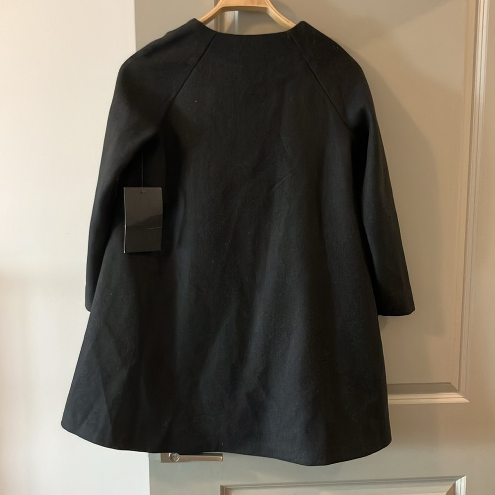 NWT Tuckernuck Black Blair Bow Coat Dress Sz XS - Picture 9 of 11